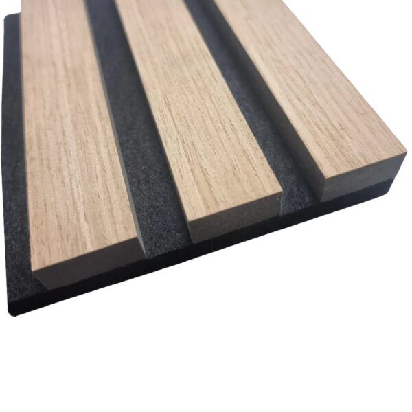 ghiselle Acoustic Wood Wall Panels – Decorative Soundproof Slat Design - Image 5