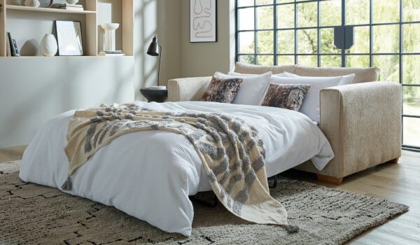 ghiselle Modern Fabric Sofa Bed – Convertible Sleeper Couch