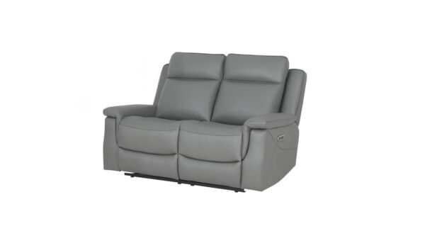 ghiselle Ellie Grey Power Recliner Corner Sofa with Chaise – Fabric Upholstery - Image 5