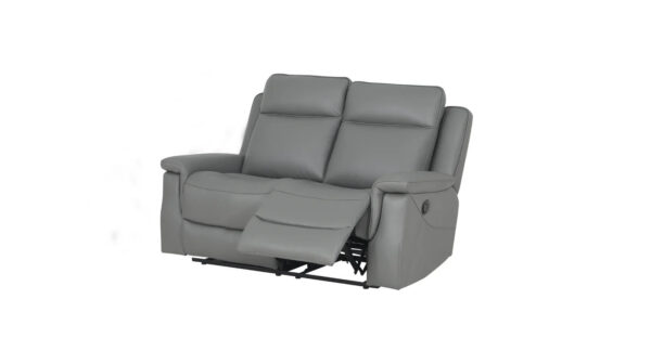 ghiselle Ellie Grey Power Recliner Corner Sofa with Chaise – Fabric Upholstery - Image 6