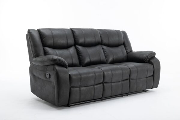 ghiselle Fabric Recliner Corner Sofa – Modern L-Shaped Lounge Set - Image 4