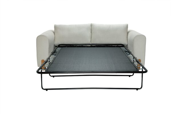 ghiselle Convertible Fabric Sofa Bed – Modern Sleeper Couch for Small Spaces - Image 2