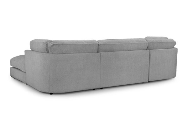 ghiselle U-Shaped Fabric Corner Sofa – Modern Modular Lounge Set - Image 6