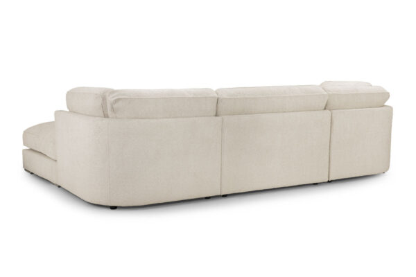 ghiselle U-Shaped Fabric Corner Sofa – Modern Modular Lounge Set - Image 10